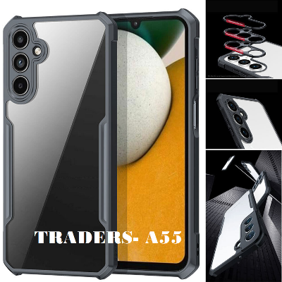 Picture of Samsung Galaxy A55 5g Back Case Camera Protection Xundd Transparent Protective Mobile Phone Back Cover Samsung A55 5g Mobile Phone Back Cover With Camera Protective Back Case