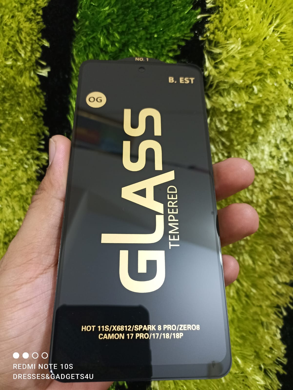 Picture of Motorola Moto G40 Fusion Gorila Glass Screen Protector 6.8 Inch Full Tempered Glass Protector Motorola Moto G40 Fusion