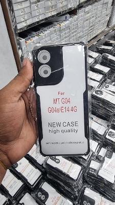Picture of For Motorola Moto E14 Hard Clear Acrylic Shockproof TPU Bumper Mobile Phone Case Back Cover