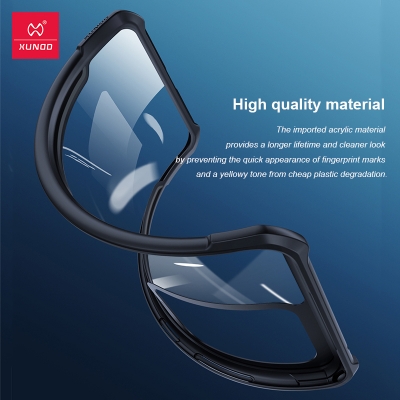 Picture of For Infinix Zero 30 Hard Clear Acrylic Shockproof TPU Bumper Mobile Phone Case Back Cover