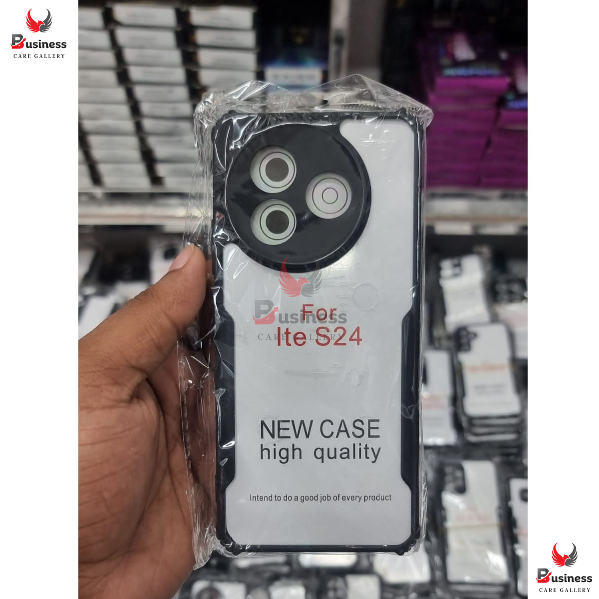 Picture of For itel S24 Xundd Protective Airbag Bumper Transparent Back Side Clear Phone Case For itel s24 Back Cover