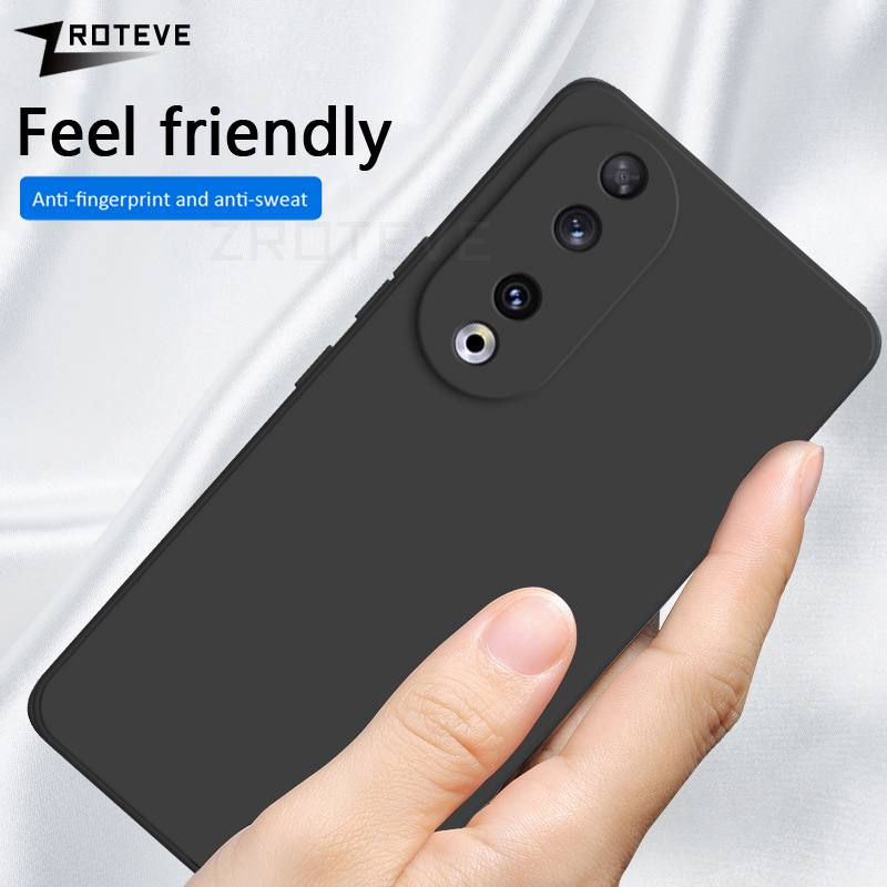 Picture of For Honor 90 Heavy Strong Liquid Silicone Soft Gel Rubber Shockproof Back Cover - Camera - Phone Back Cover