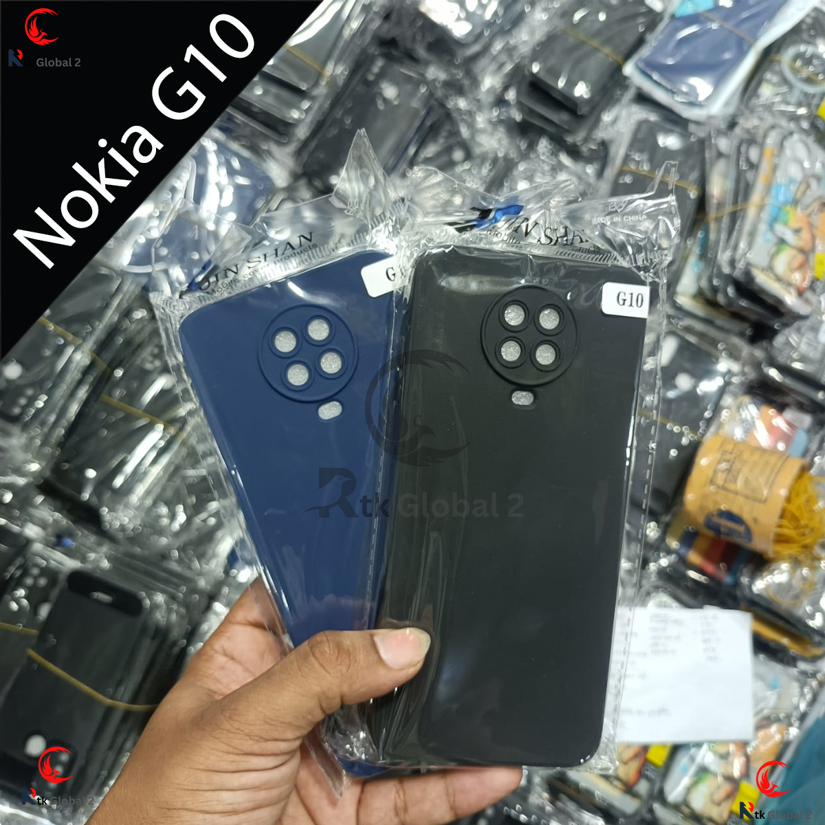 Picture of For Nokia G20 New Carbon Fiber Soft Silicon Case Back Cover