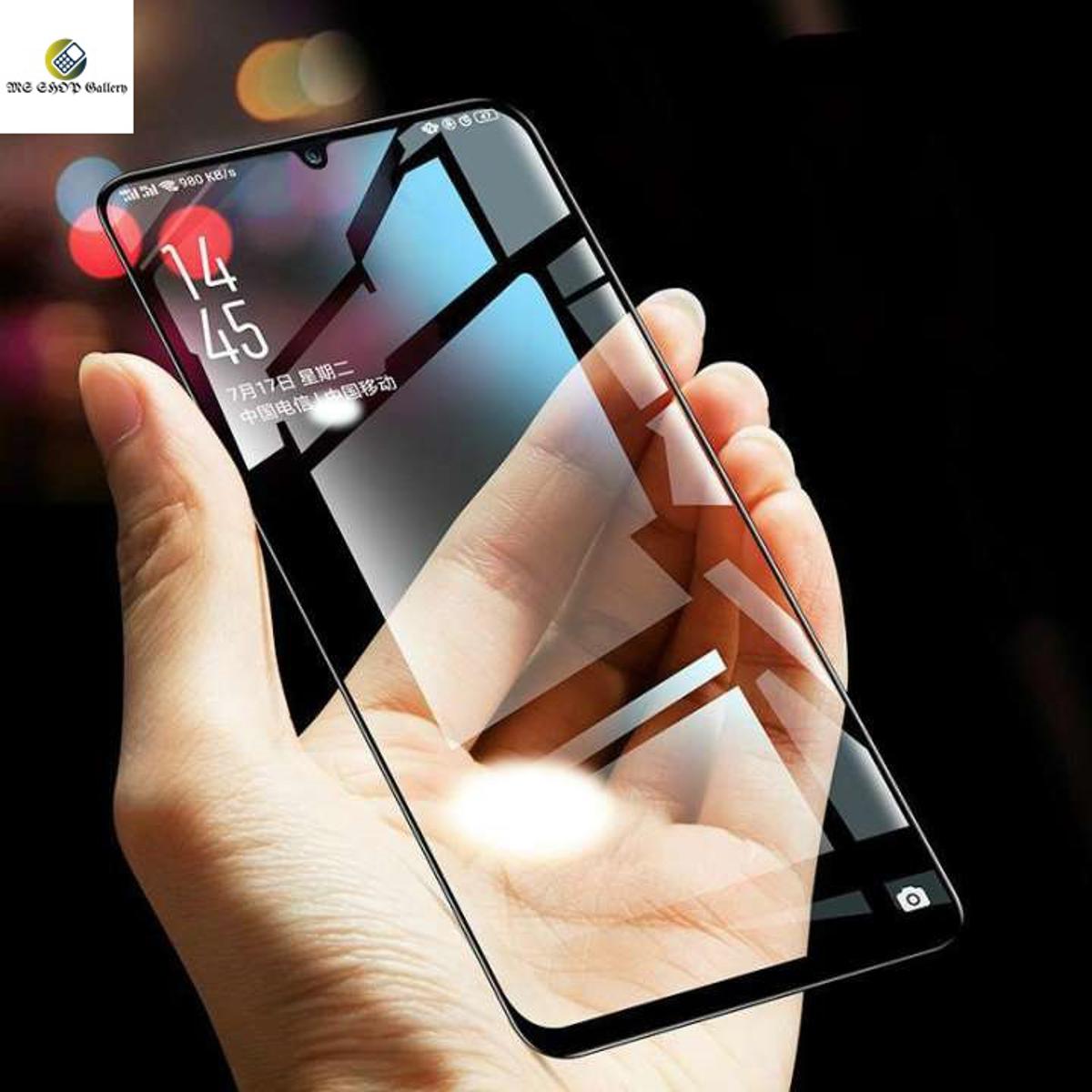 Picture of Oppo A54s (6.52'' inches DISPLAY) Tempered Glass 9D Full Glue Cover Edge-Edge Anti-Scratch Anti-Fingerprint Tempered Glass Screen Protectors