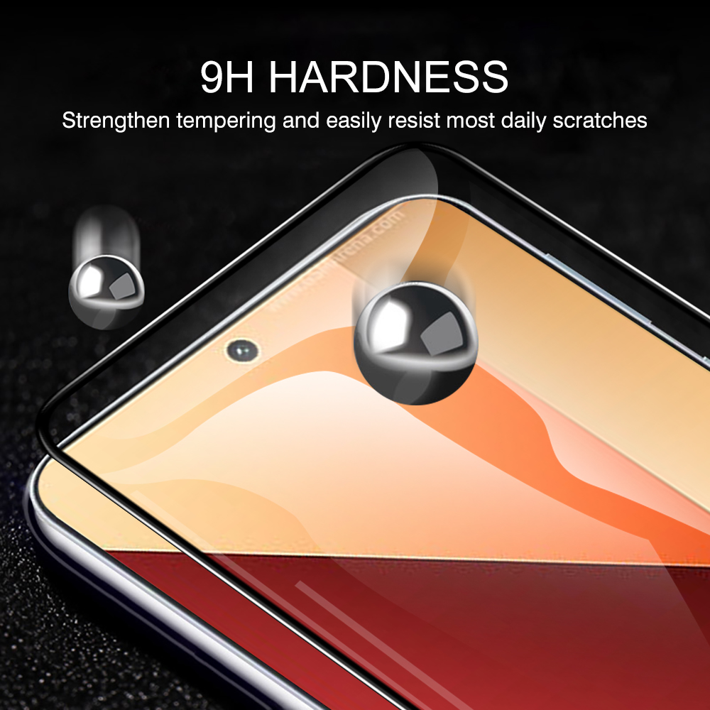 Picture of OnePlus Nord CE4 Lite (6.67 Premium Full Coverage Glass Protector Tempered Glass Screen Protector 9H Hardness