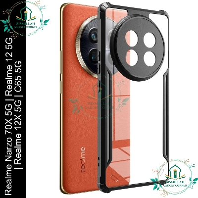 Picture of For realme 12 5G / realme 12x Phone Case Camera protection Liquid Silicone Soft Gel Rubber Shockproof Phone Case Back Cover
