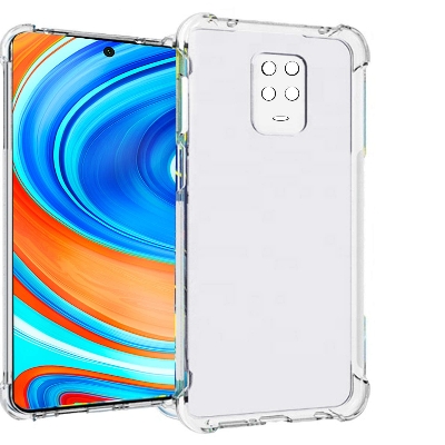 Picture of For Xiaomi Poco M2 Pro Premium Silicone Case Crystal Clear Soft TPU Ultra-Thin Transparent Flexible Protective Mobile Phone Back Cover