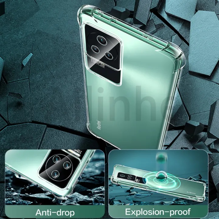 Picture of For Xiaomi Redmi K50/Xiaomi Redmi K50 Pro Shockproof Bumper Case with Clear Soft TPU Protective Phone Cover Anti-Scratch