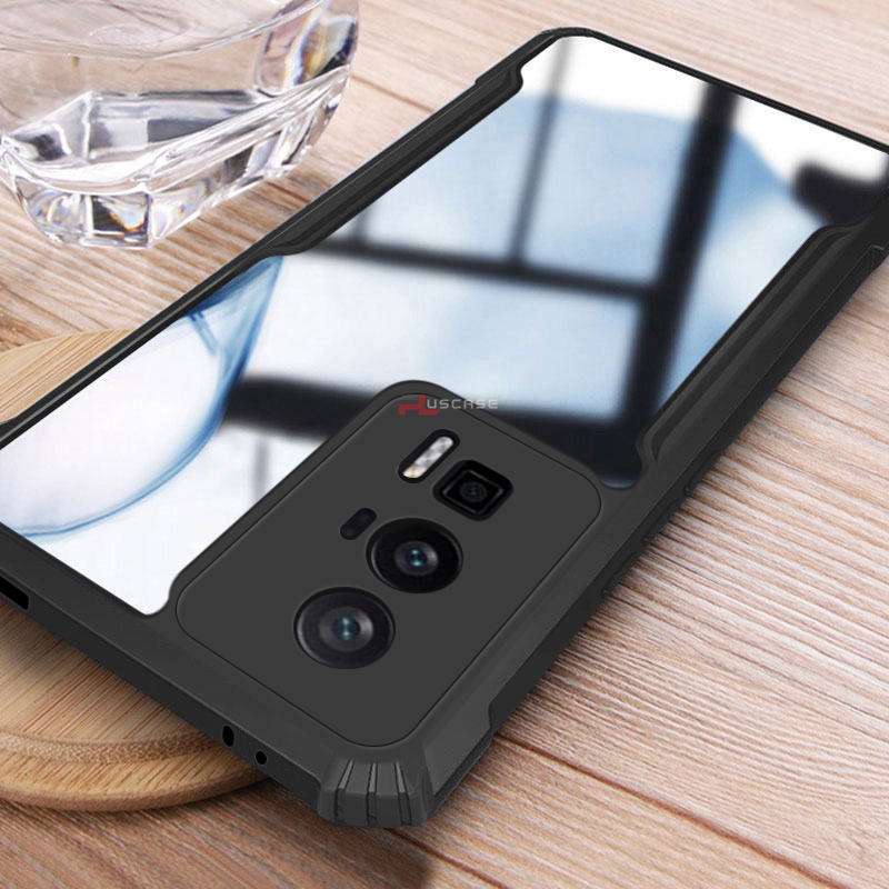 Picture of PlusCase for Xiaomi Poco F5 Pro 5G Case Air Cushion Hard Clear Shockproof Back Cover