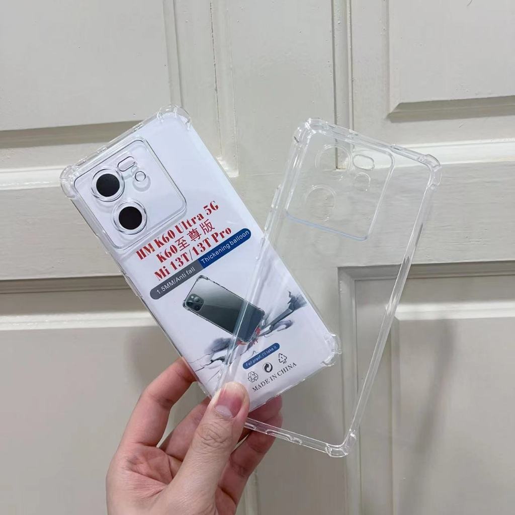 Picture of For Xiaomi Redmi K60 Ultra / Xiaomi 13T 5G / Xiaomi 13T PRO 5G Softcase Camera Protection Premium Case Transparent Clear Phone Case Back Cover