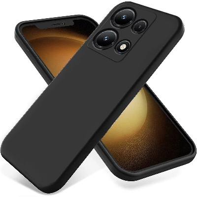 Picture of For Infinix Note 30 Pro Heavy Strong Liquid Silicone Soft Gel Rubber Shockproof Back Cover - Camera - Phone Back Cover