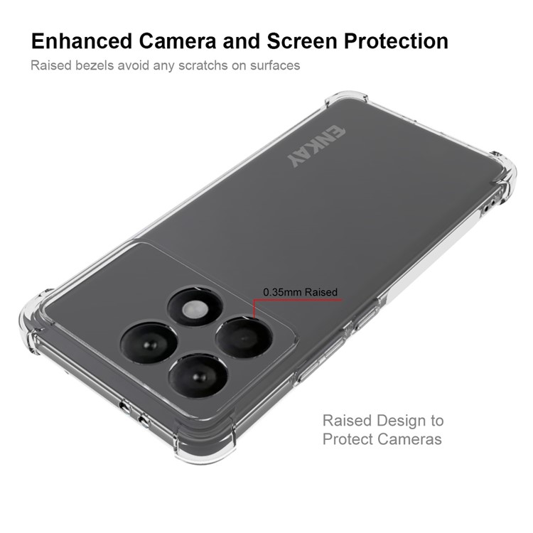 Picture of For Xiaomi Redmi K70E 5G / Poco X6 Pro 5g Back Case Phone Case Crystal Clear Ultra Thin Slim Fit Soft Tpu Transparent Silicone Rubber Back Cover Xiaomi Redmi K70E5G / K70E Pro 5G / K70E Back Case Clear Soft Tpu Case For K70E