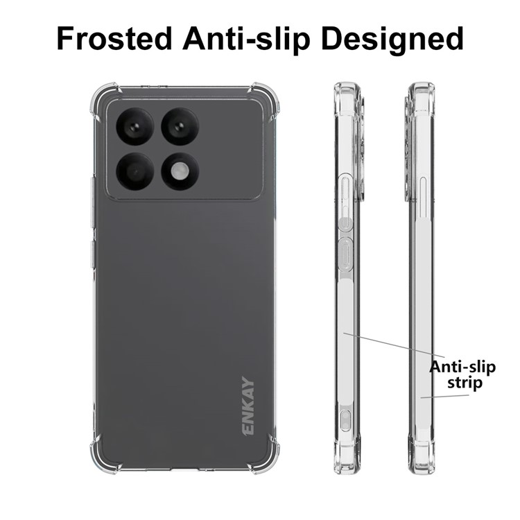 Picture of For Xiaomi Redmi K70E 5G / Poco X6 Pro 5g Back Case Phone Case Crystal Clear Ultra Thin Slim Fit Soft Tpu Transparent Silicone Rubber Back Cover Xiaomi Redmi K70E5G / K70E Pro 5G / K70E Back Case Clear Soft Tpu Case For K70E