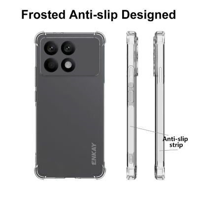 Picture of For Xiaomi Redmi K70E 5G / Poco X6 Pro 5g Back Case Phone Case Crystal Clear Ultra Thin Slim Fit Soft Tpu Transparent Silicone Rubber Back Cover Xiaomi Redmi K70E5G / K70E Pro 5G / K70E Back Case Clear Soft Tpu Case For K70E