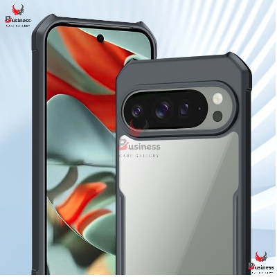 Picture of For Google Pixel 9 Pro XL  Xunddu Case Transparent Clear Protector Soft Frame Hard Armor Housing for Google Pixel 9 Pro Back Cover
