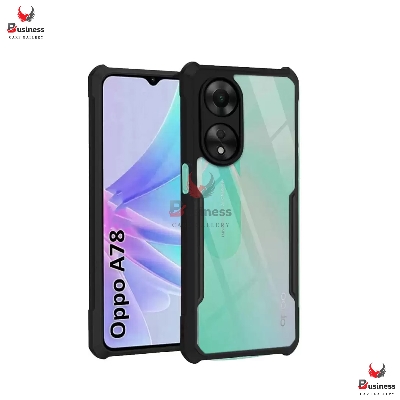 Picture of For Oppo A78 4G Xundd Bumper Case Reinforced Corner with Shock-Proof Transparent Back Cover Phone Case Cover (SmartPhone)