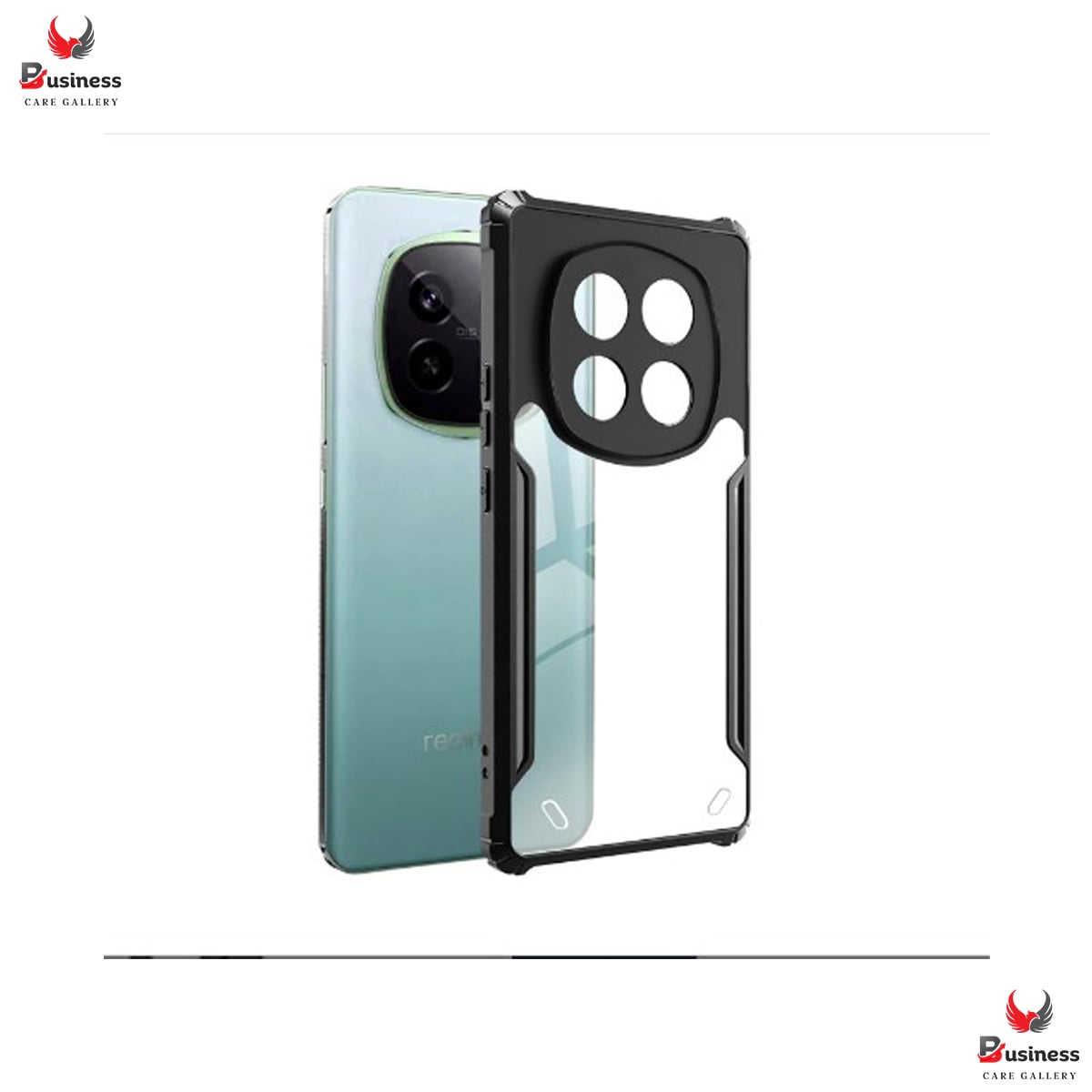 Picture of Realme P2 Pro 5G Xundd Protective Airbag Bumper Transparent Back Side Clear Phone Case For Realme P2 Pro Back Cover