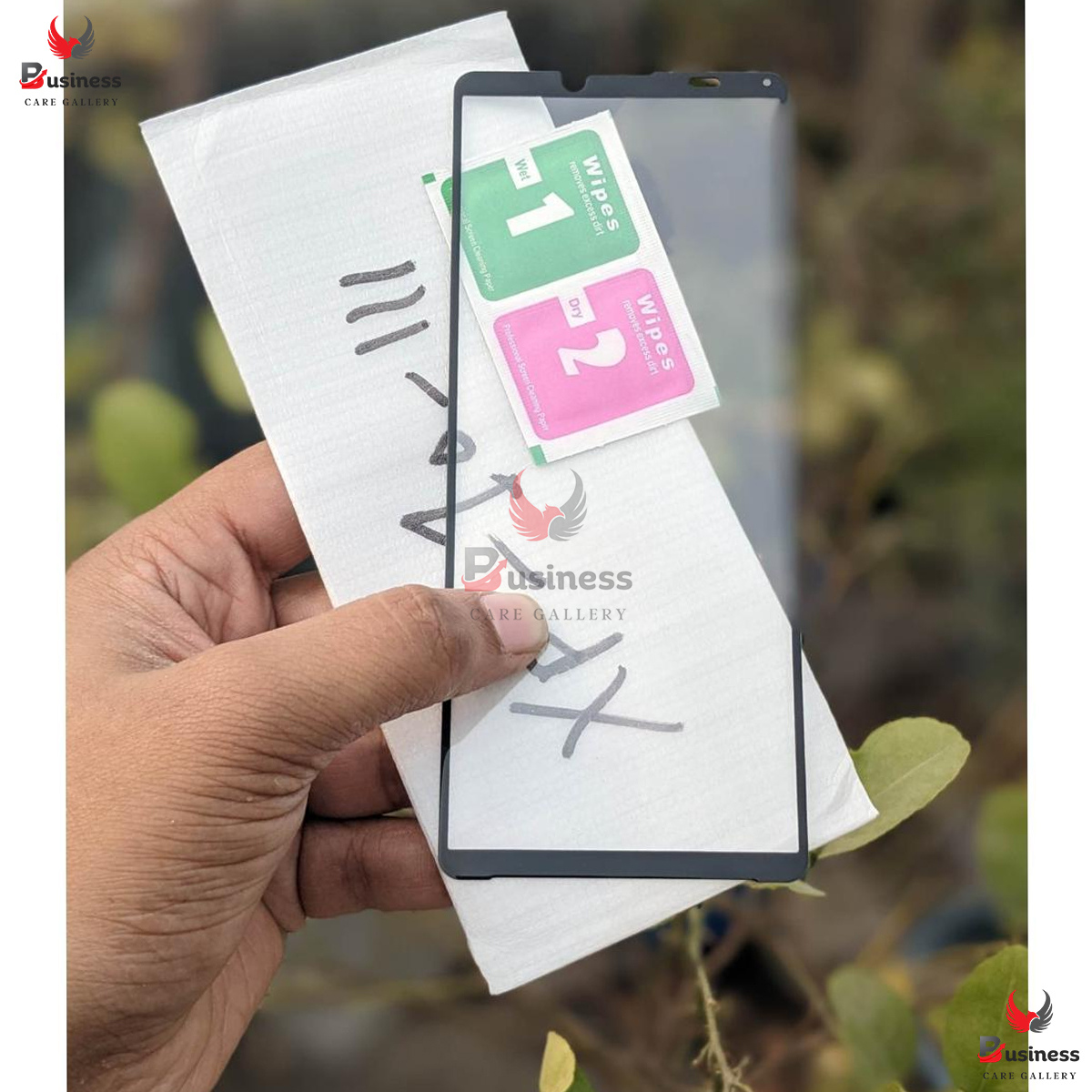 Picture of Edge To Edge Tempered Glass For Sony Xperia 1 Mark 3 (Premium UP PRO Branded Glass With Camera Cut) (Pack of 1)