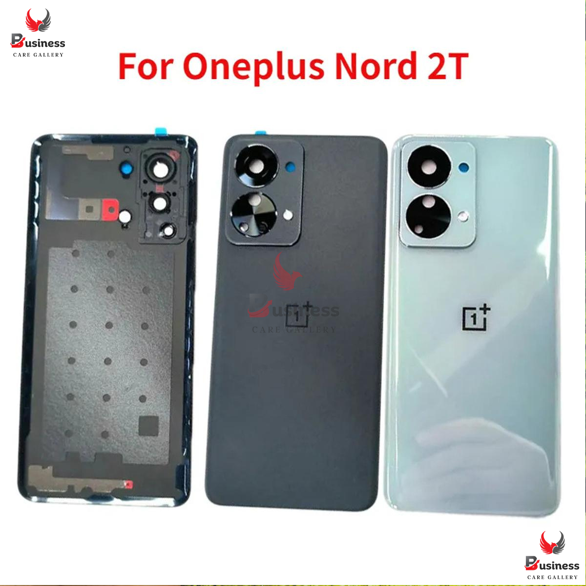 Picture of Replacement Backshell Glass Panel for OnePlus Nord 2T 5G Battery Back Door Housing - 100 Original