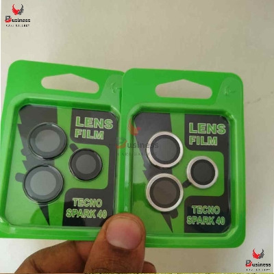 Picture of Tecno Spark 40 Metal Ring Tempered Glass Camera Lens Protecto