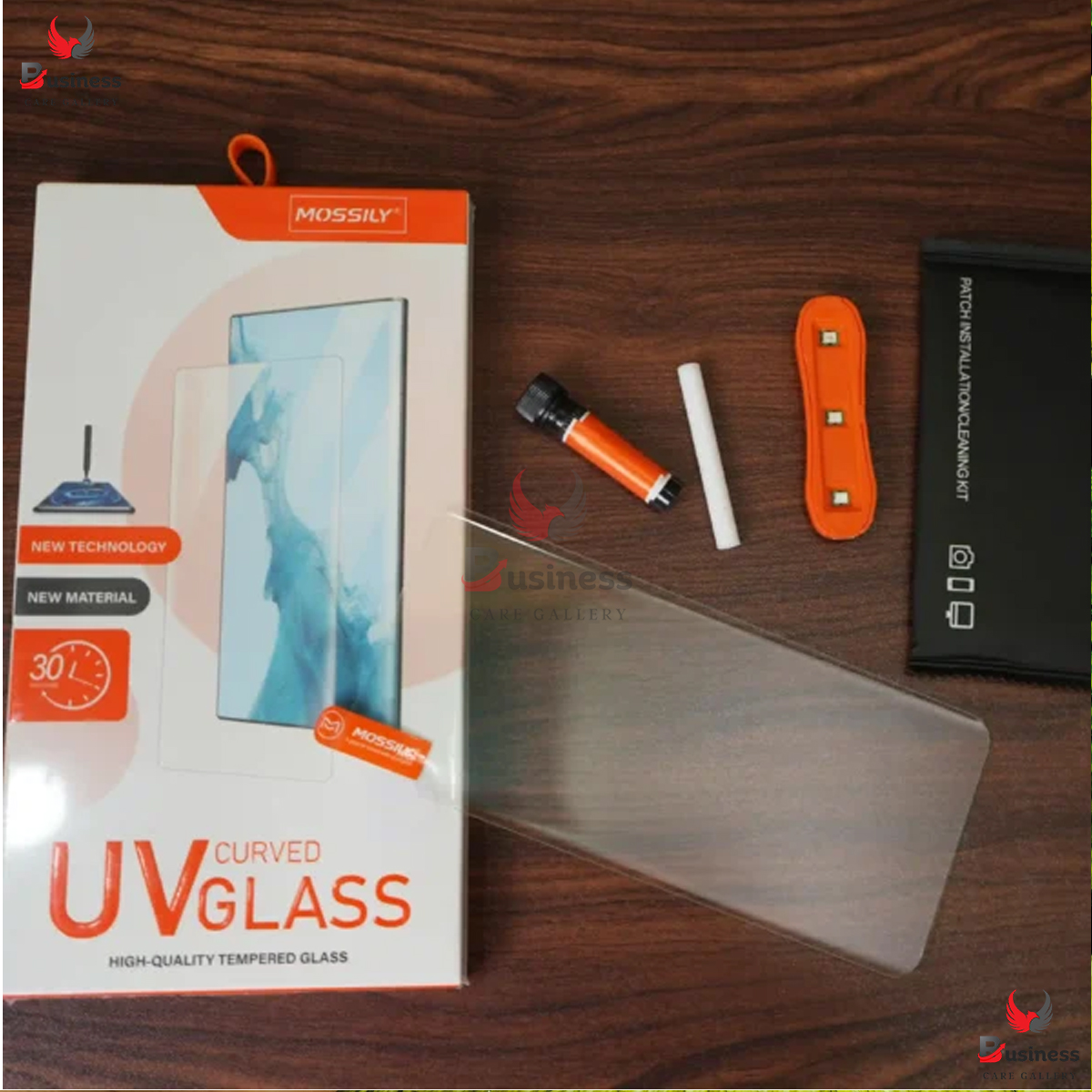 Picture of Motorola Edge 60 PRO Mossily UV Glue Curved Tempered Glass Screen Protector For Motorola Edge60 Pro Gorilla Glass Protector With Easy Installation Full Kit