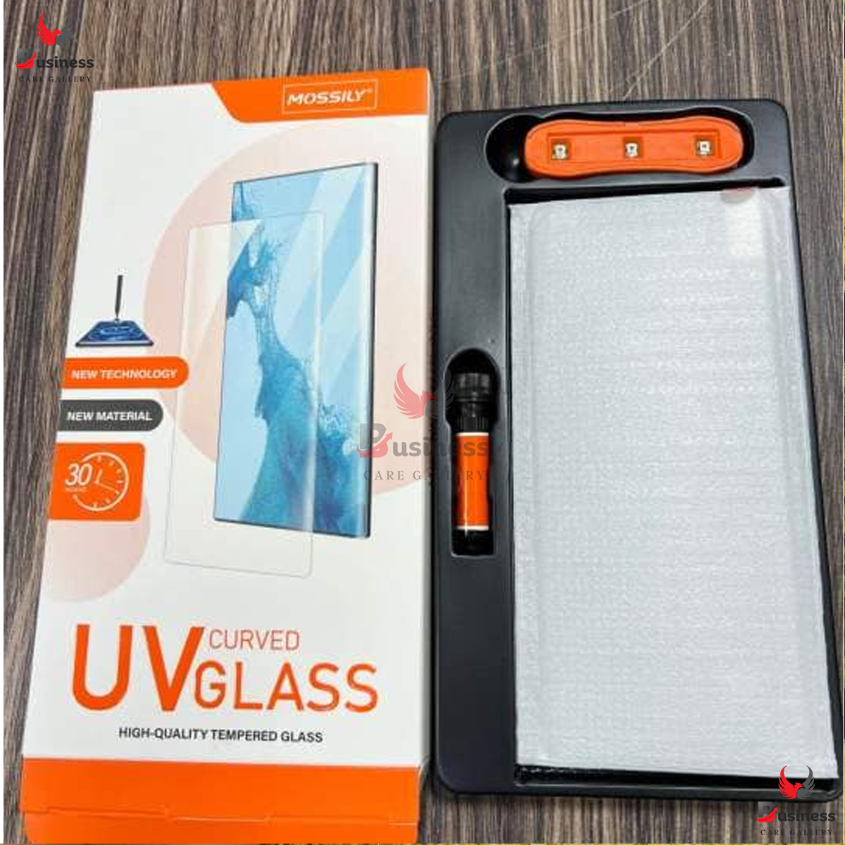 Picture of For Infinix Hot 60 Pro Plus + One Minute Glue Tempered Glass Screen Protector |One Minute UV Pollution-free (Clear)