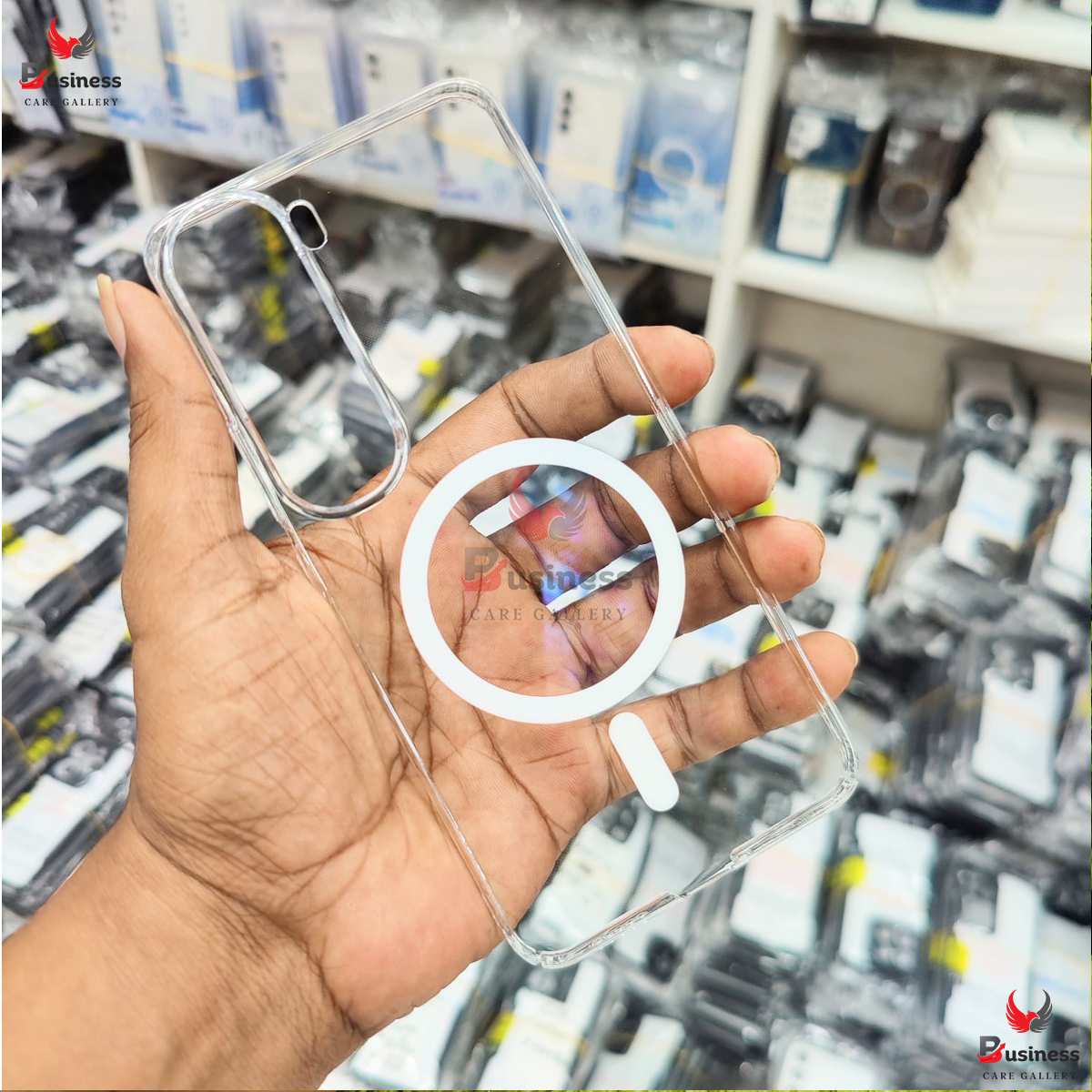 Picture of Anti Yellowing Magsafe Back Cover For Motorola Edge 50 Pro Back Case Non-yellowing Transparent Crystal Clear (Transparent, Hard Case) Anti Yellowing For Motorola Edge 50 Pro Stylus Clear Hard Case