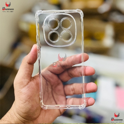 Picture of For Xiaomi Redmi Note 14 Pro 4g Premium Silicone Case Crystal Clear Soft TPU Ultra-Thin Transparent Flexible Protective Mobile Phone Back Cover Note 14 Pro 4g