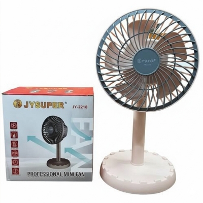 Picture of JY Super AC/ DC Rechargeable Moving Fan 45 Degree Rotating JY-2218