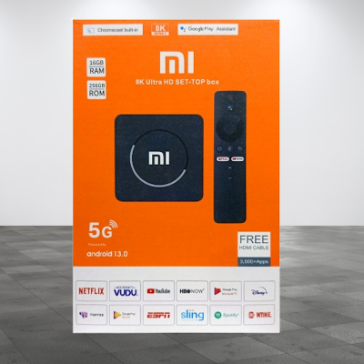 Picture of SET TOP BOX  mi 8K ULTRA HD16GB I 256GB I 5G I Android 13 Smart TV BOX