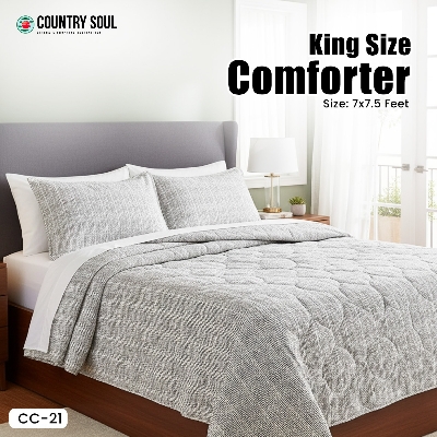 Picture of Country Soul Chinise Microfiber King Size Comforter 7 Feet By 7.5 Feet Super Soft