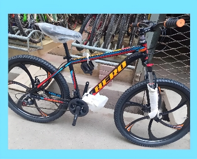 Picture of 26 inchi 21 Speed Gear Cycle With Suspension Lockout fork High Rim Coloring Fat Spoke With Shimano Parts