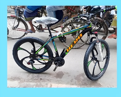 Picture of 26 inchi 21 Speed Gear Cycle With Suspension Lockout fork High Rim Coloring Fat Spoke With Shimano Parts