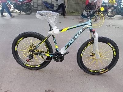 Picture of 26 inchi 21 Speed Gear Cycle With Suspension Lockout fork High Rim Coloring Fat Spoke With Shimano Parts