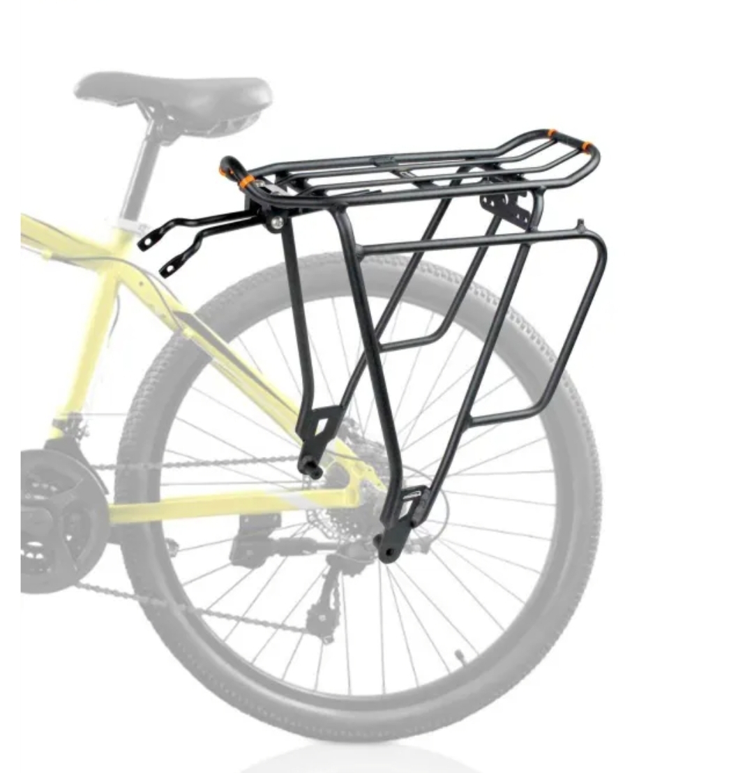 Picture of Gear Bicycle Steel Carrier. Bicycle Rear Seat. Cycle Back Seat. Easily Installable Cycle Carrier -Black