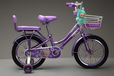 Picture of 12 Inch Ladies / Girls Bicycle with Back Seat Carrier, Front Basket, Full Wheel Mudguard & Chain Protector – Stylish & Safe Female Cycle