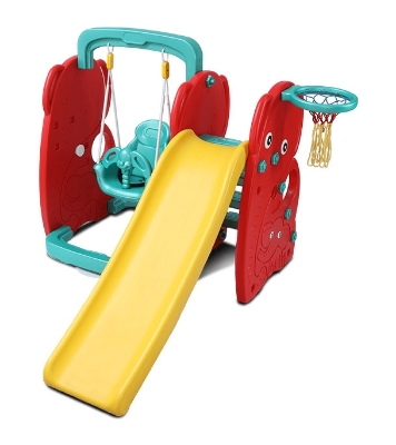 Picture of All in One Multipurpose Combo Slider Easy Set Up Playset for Indoor Outdoor Backyard, Easy to Store, Safe Toy for Toddler, KidsPremium Kids Plastic Slide – Indoor & Outdoor Baby Slider | Durable & Safe Children Playground Toy
