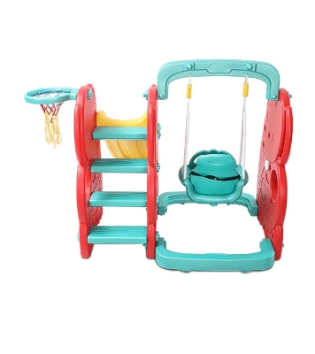 Picture of Elephant Dolna Swing Easy Set Up Playset for Indoor Outdoor Backyard, Easy to Store, Safe Toy for Toddler, KidsPremium Kids Plastic Slide – Indoor & Outdoor Baby Slider | Durable & Safe Children Playground Toy