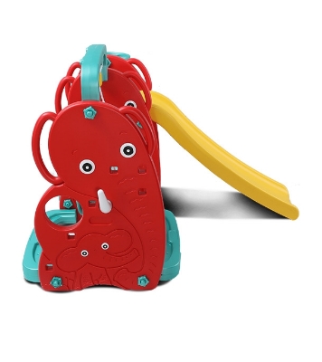 Picture of Elephant Slider Easy Set Up Playset for Indoor Outdoor Backyard, Easy to Store, Safe Toy for Toddler, Kids Premium Kids Plastic Slide – Indoor & Outdoor Baby Slider | Durable & Safe Children Playground Toy