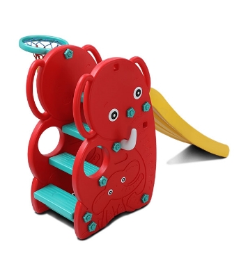 Picture of Elephant Slider Easy Set Up Playset for Indoor Outdoor Backyard, Easy to Store, Safe Toy for Toddler, Kids Premium Kids Plastic Slide – Indoor & Outdoor Baby Slider | Durable & Safe Children Playground Toy