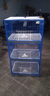 Picture of 4 Floor Nut System Folding Cage Made by 13no Wire size 24/24/18 inchi  Cash On Delivery Available