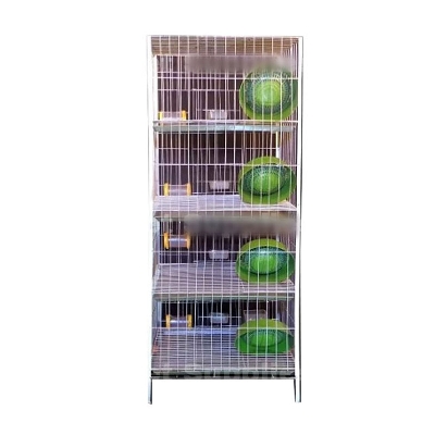 Picture of Four Floor All Kind Of Pigeon Cage by 13 NO Wire With All Accessorie Pigeon Cage - Size - 24×18×13