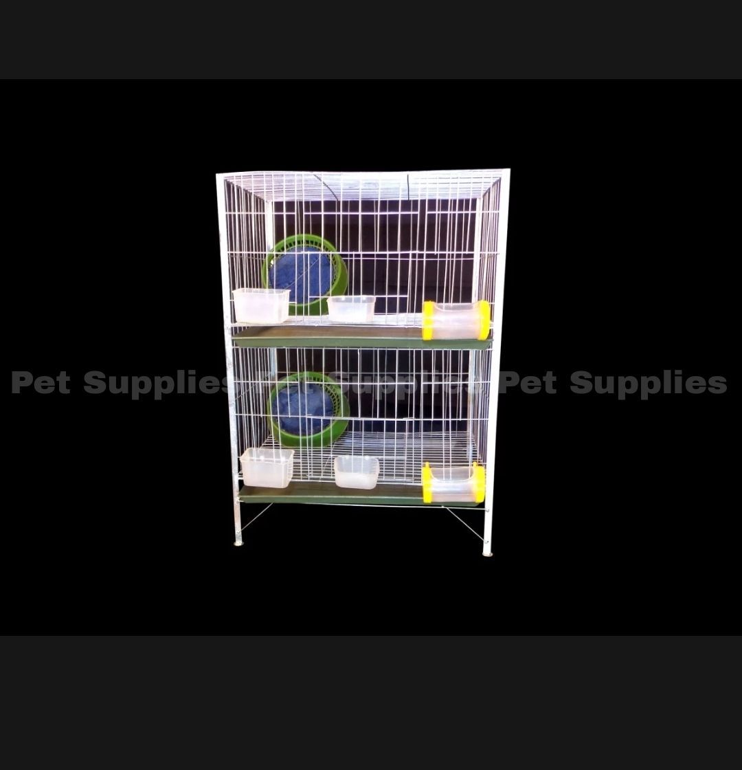 Picture of All Types of Many Floor Pigeon Cage – Made with 13 No. Wire & Complete Accessories (Tray, Water & Food Containers, Breeding Cloth) | Size 24×18×13 Wholesale & Retail in Bangladesh
