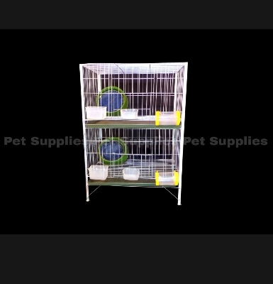 Picture of All Types of Many Floor Pigeon Cage – Made with 13 No. Wire & Complete Accessories (Tray, Water & Food Containers, Breeding Cloth) | Size 24×18×13 Wholesale & Retail in Bangladesh