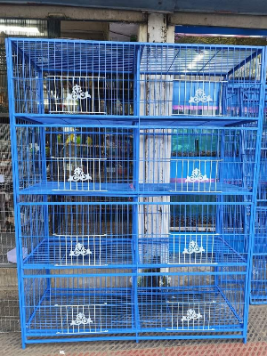 Picture of Nut System Folding Pigeon Cage – Durable 13no. Wire with Plastic Coating, China Model, Spacious 24"×18"×14" Size | Easy Assembly & Storage | Bird & Pet Supplies (2025)