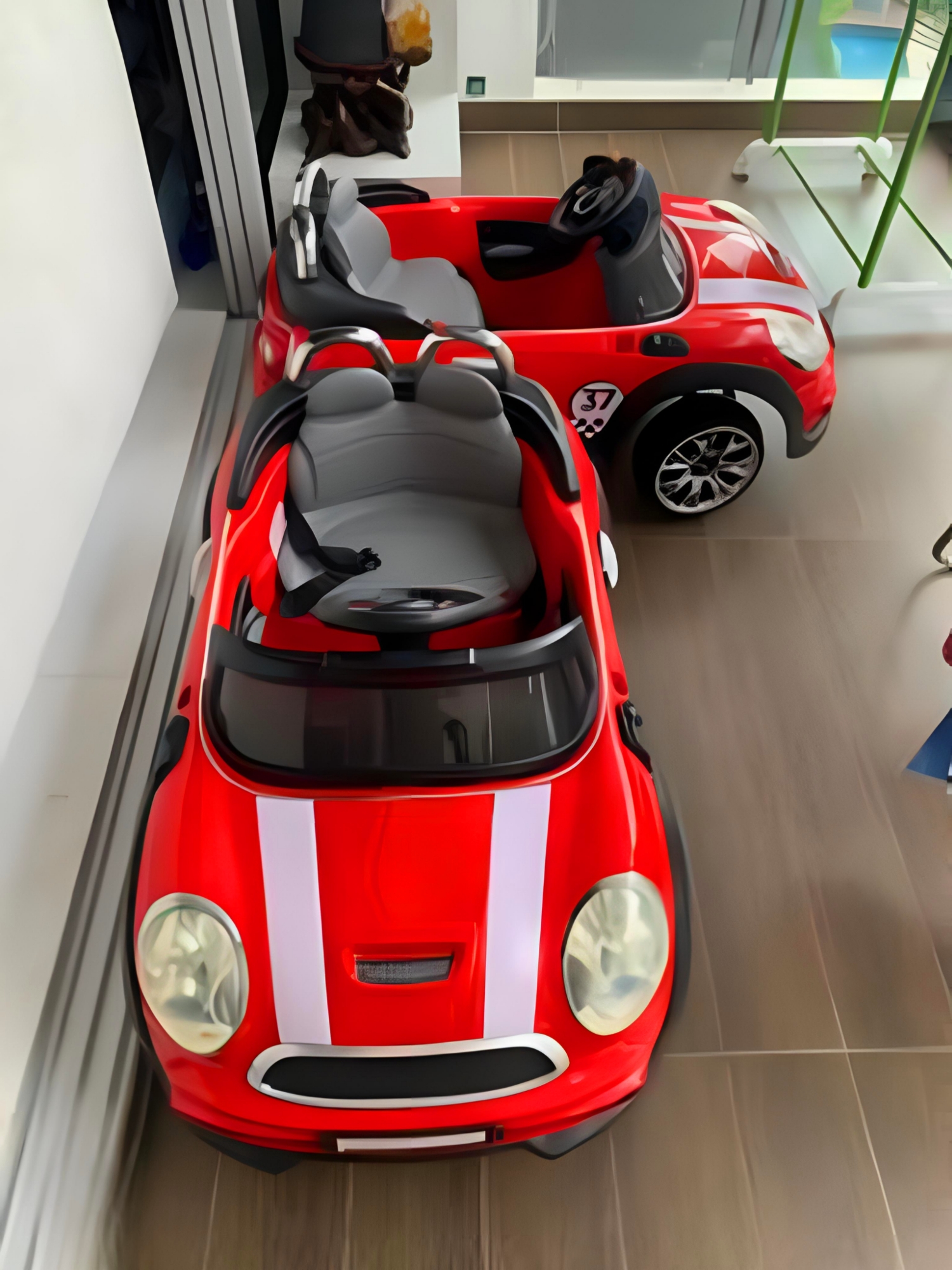 Picture of Kids Electric BMW Style Ride-On Car with Remote Control, Rechargeable Battery, Mic, Bluetooth Music, LED Lights, Music & Safety Seat – Luxury Children Toy Car