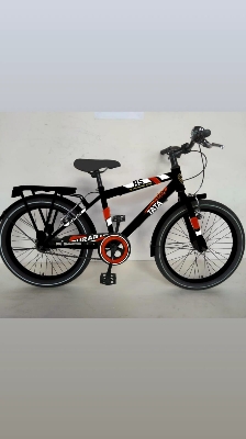 Picture of 20 Inch Boys Bicycle with Back Seat Carrier, Front Basket, Full Wheel Mudguard & Chain Protector – Durable & Safe City Cycle for Kids and Teenagers