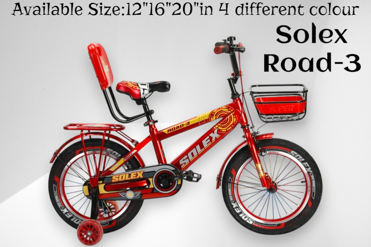 Picture of 12 Inch Boys Bicycle with Back Seat Carrier, Front Basket, Full Wheel Mudguard & Chain Protector – Durable & Safe City Cycle for Kids and Teenagers