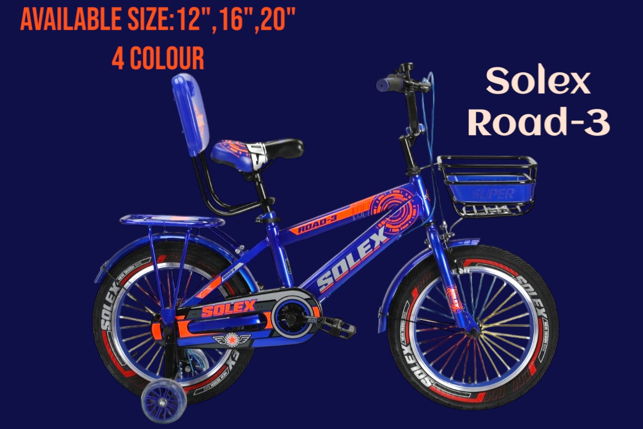 Picture of 16 Inch Boys Bicycle with Back Seat Carrier, Front Basket, Full Wheel Mudguard & Chain Protector – Durable & Safe City Cycle for Kids and Teenagers