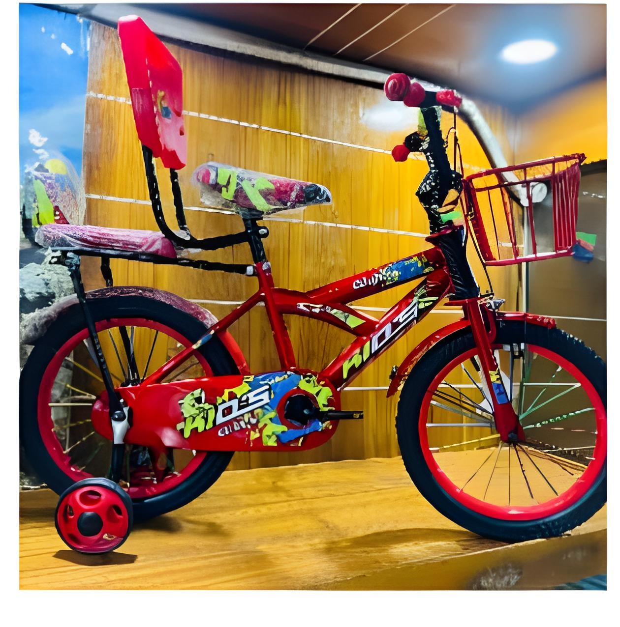 Picture of 12/16/20 inchi Cycle Select Size Before Order Cycle Without Suspension Lockout fork High Rim Coloring Fat Spoke With Shimano Parts